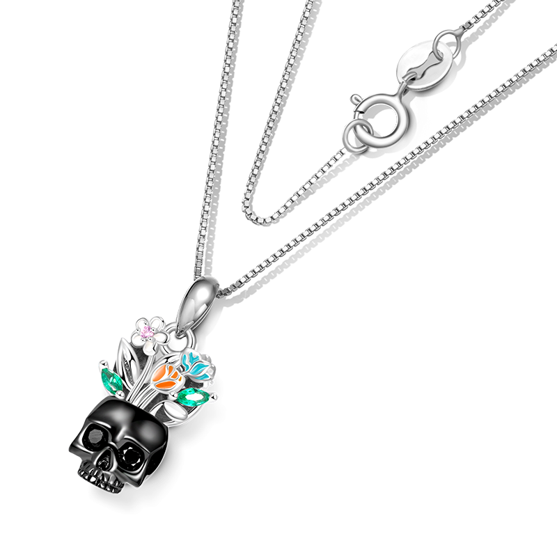 Collar Vase Skull