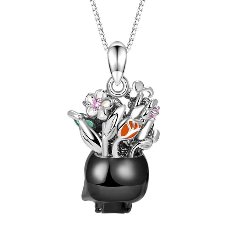 Collar Vase Skull
