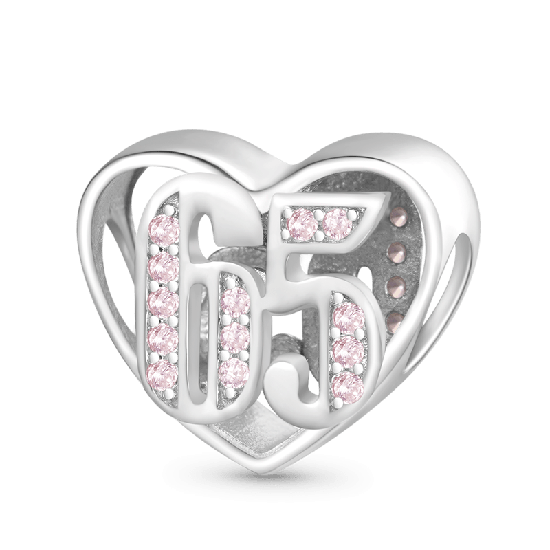 Colgante Corazón 65 Cumpleaños