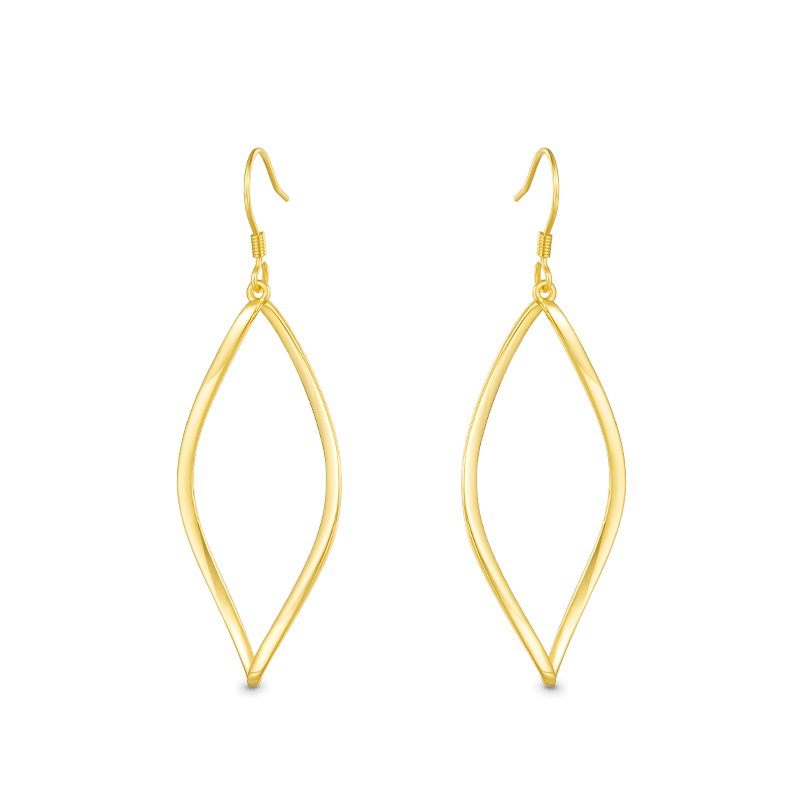 Pendientes Huecos Retorcidos