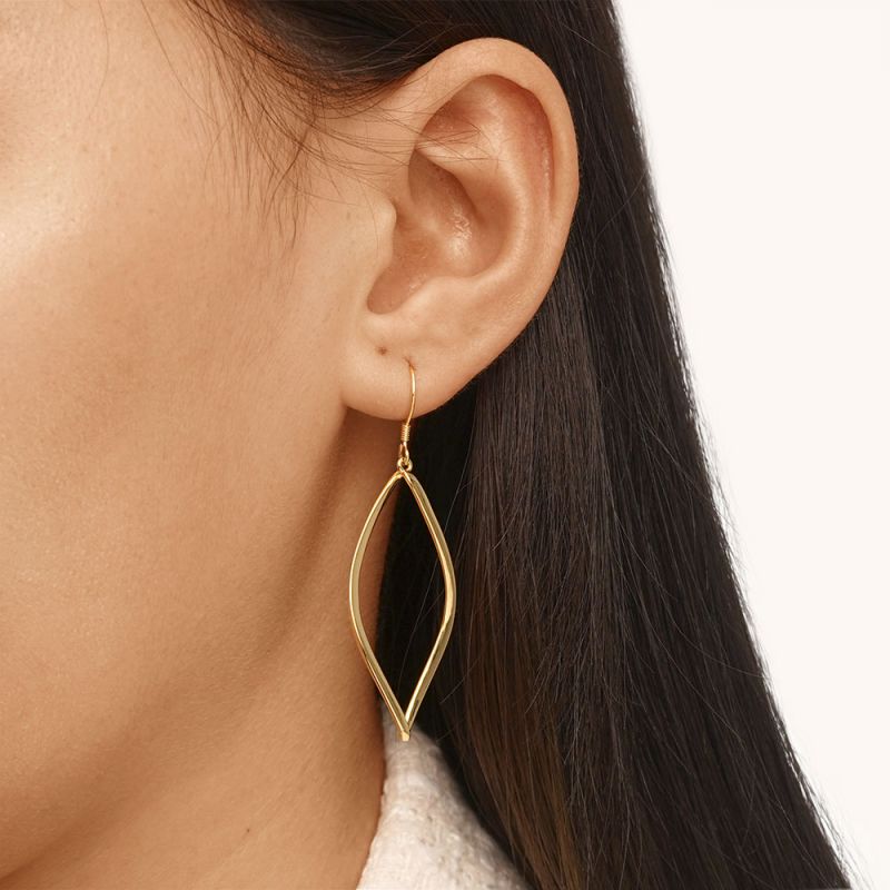 Pendientes Huecos Retorcidos