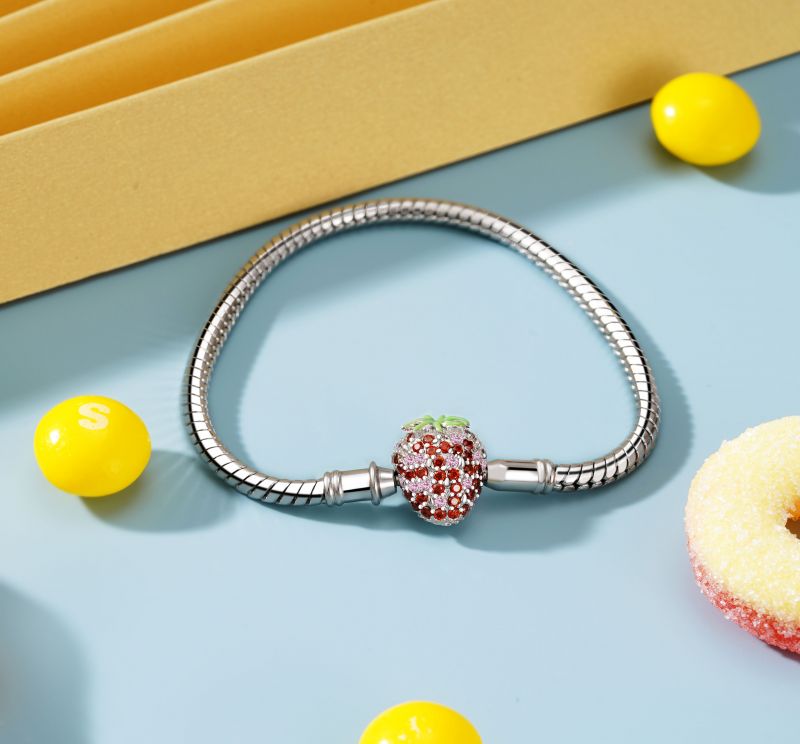 Pulsera Básica Fresa