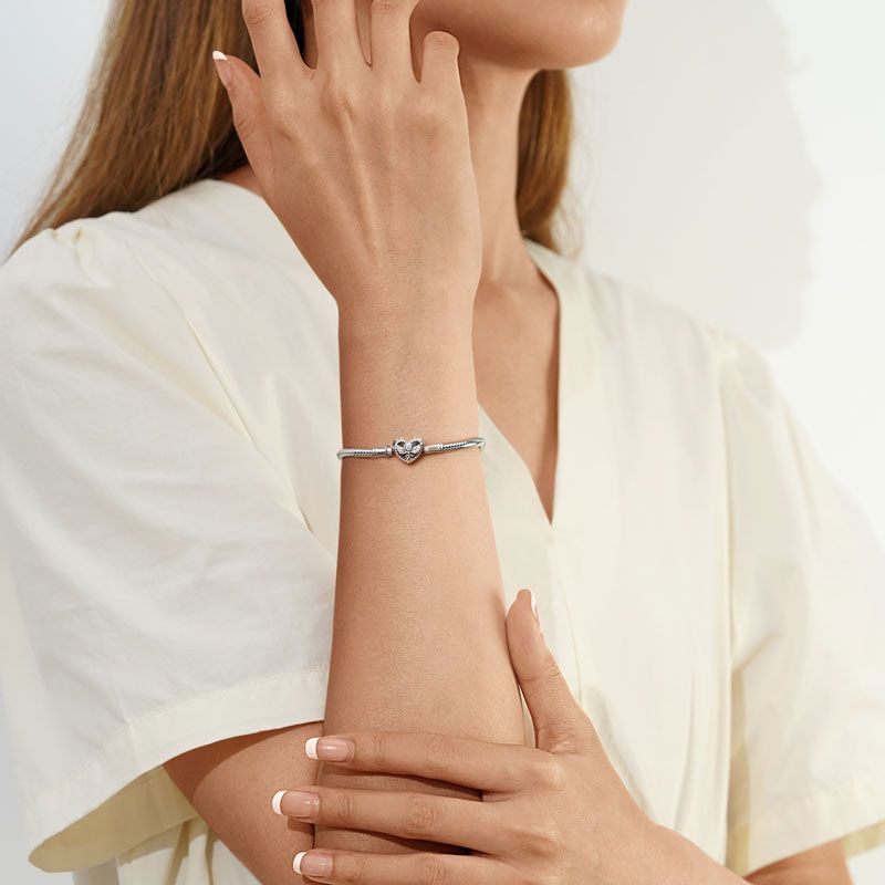 Pulsera Básica Llave Corazón