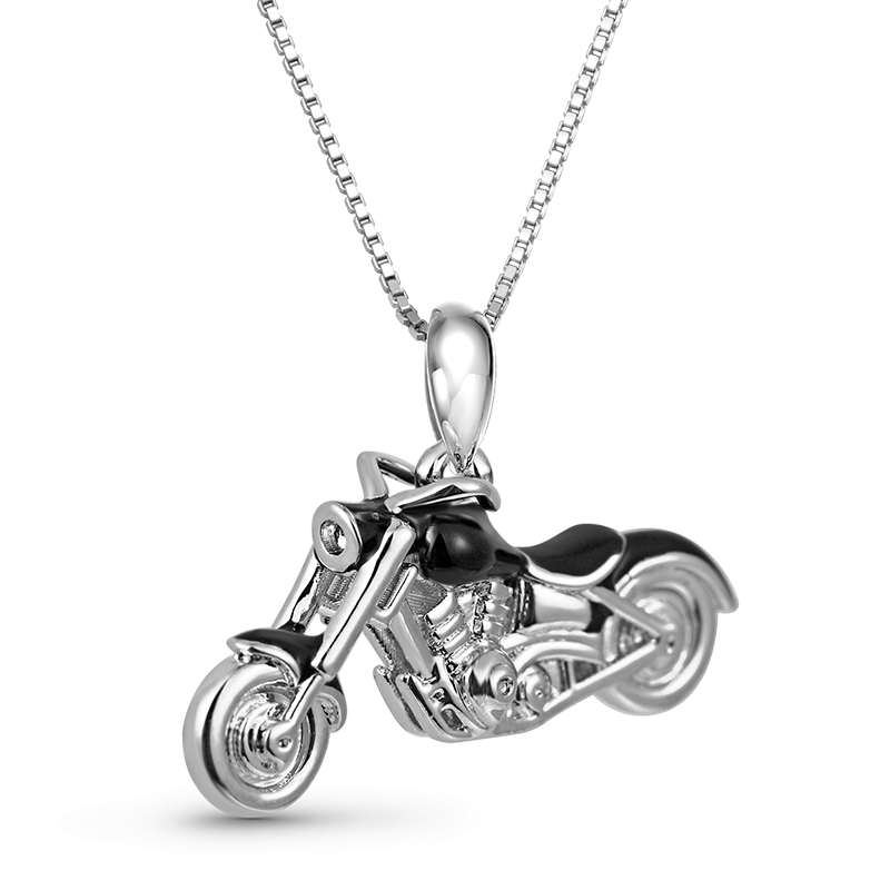 Collar Motocicleta Negra