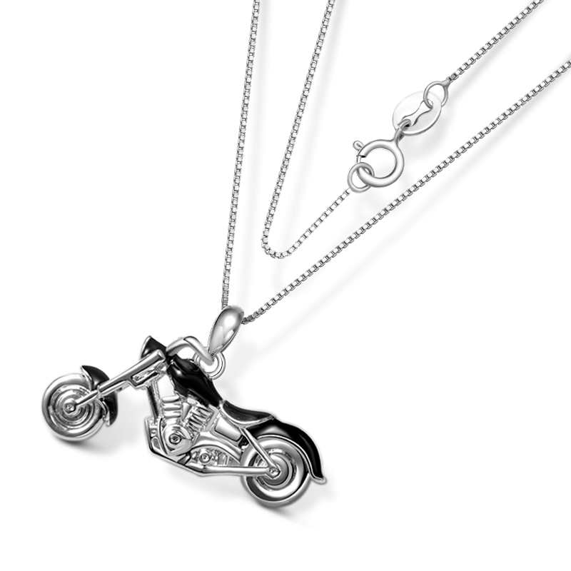 Collar Motocicleta Negra