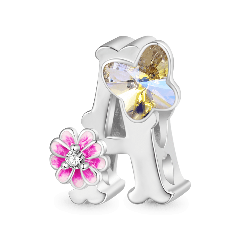 Colgante Personalizado Flor de Letras
