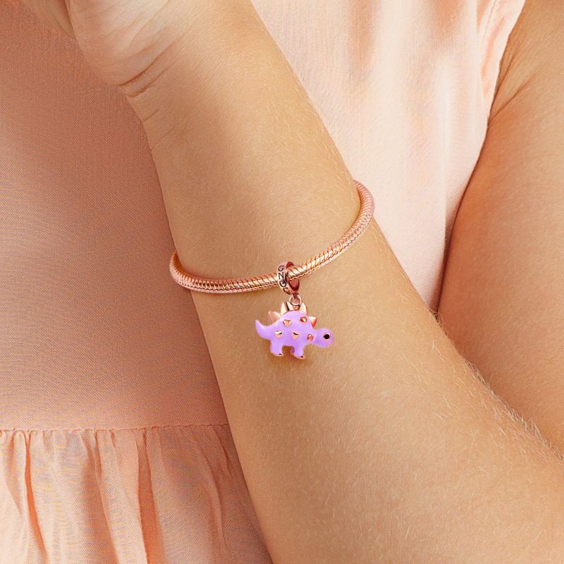 Charm de Dinosaurio Morado