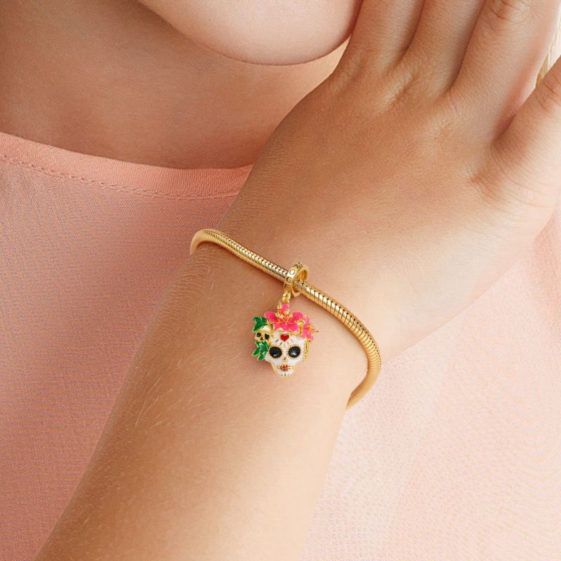Colgante Calavera Mujer Mexicana