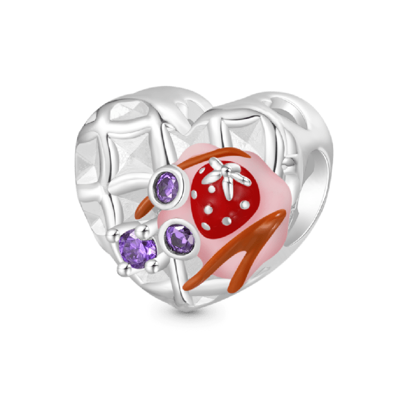 Colgante Corazón Waffle