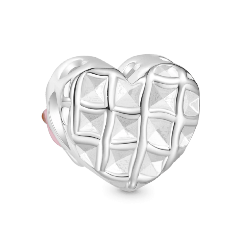 Colgante Corazón Waffle