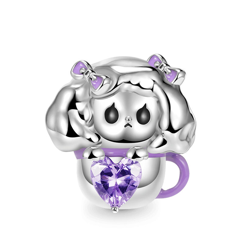 Colgante Perro Taza de Té