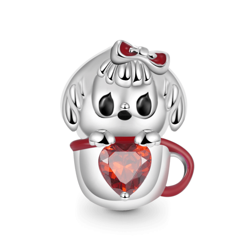 Colgante Perro Taza de Té