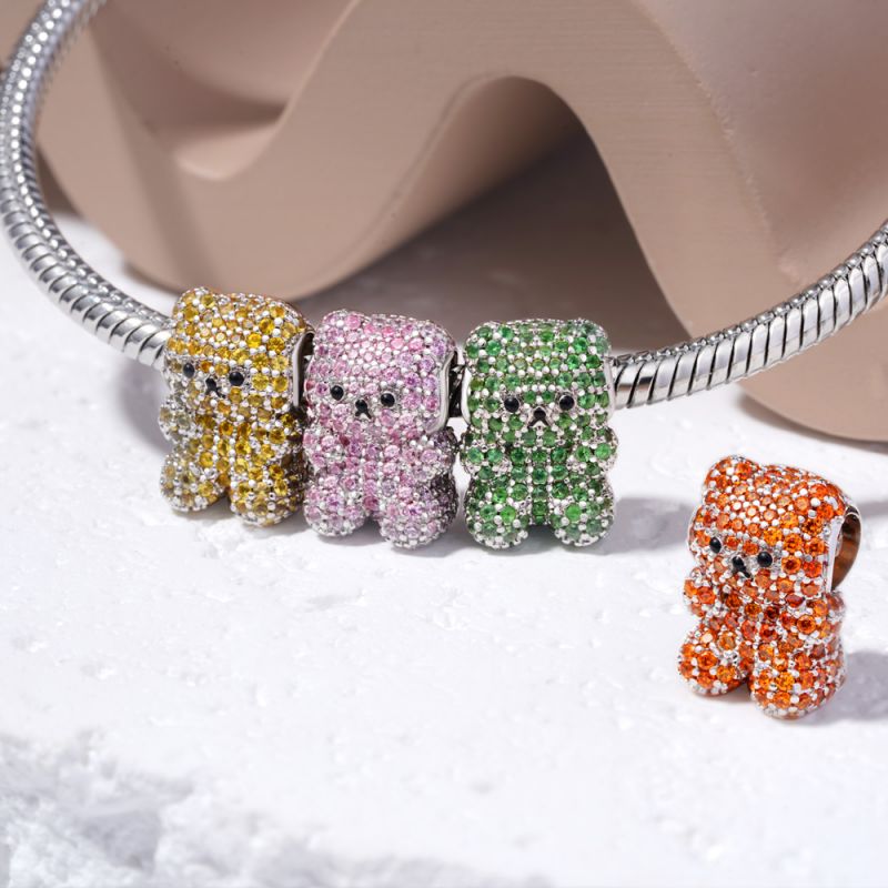 Colgante Oso Rosa