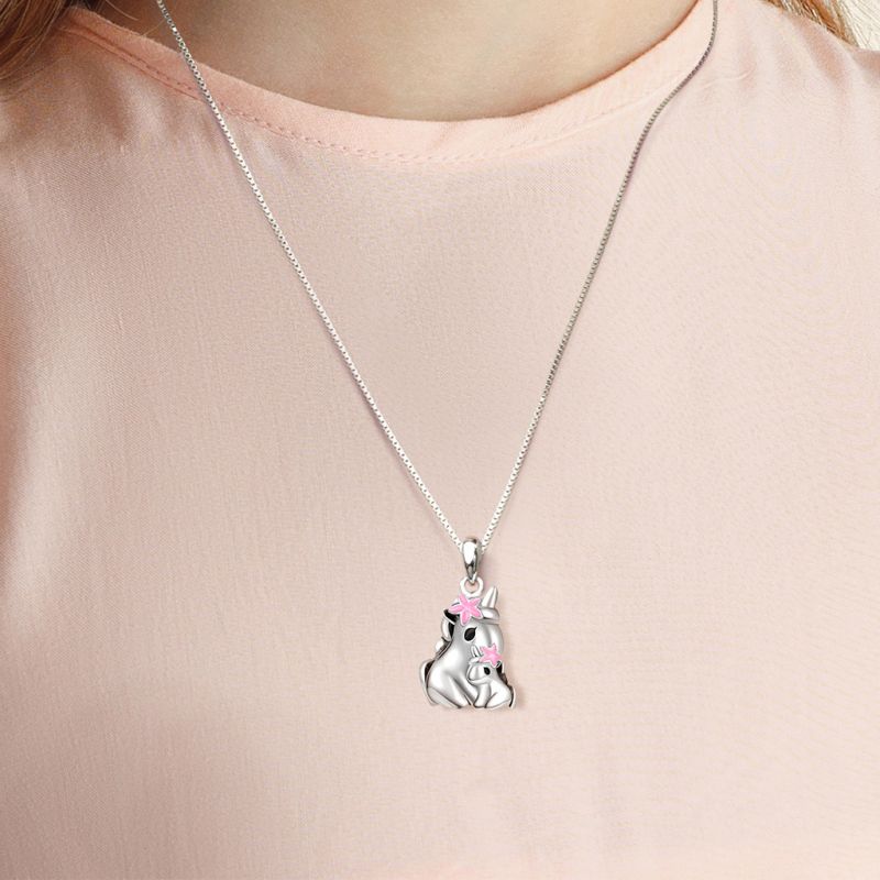 Colgante de Unicornio Y Bebé