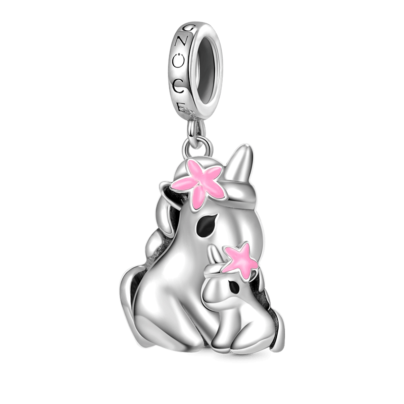 Colgante de Unicornio Y Bebé