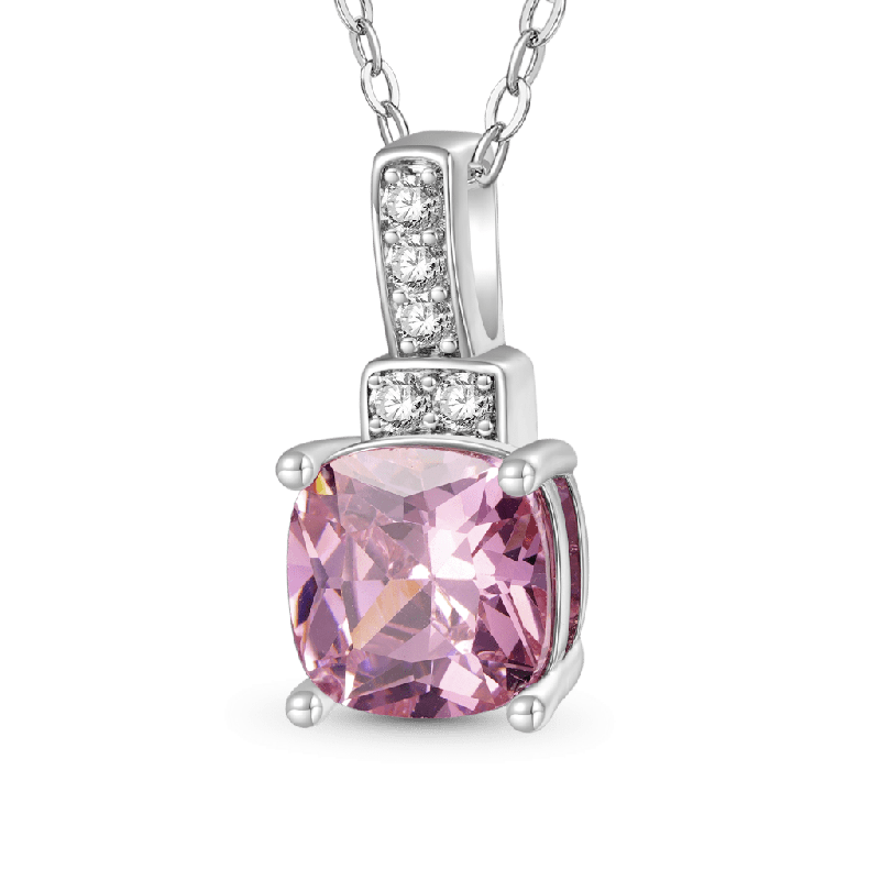 Collar de Piedras de Nacimiento Cuadradas