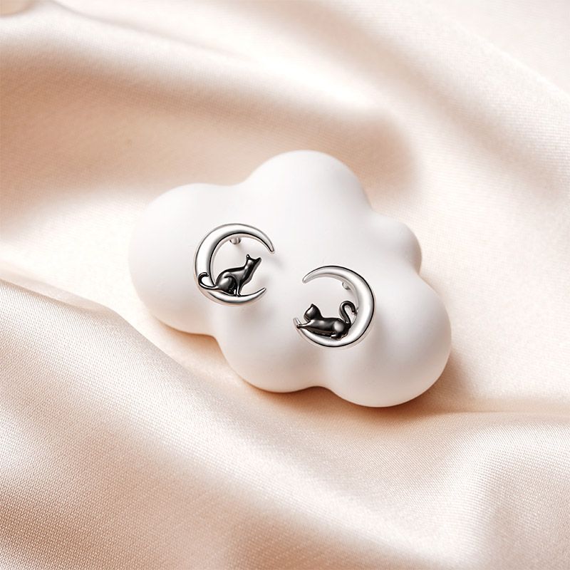Pendientes Luna de Gato