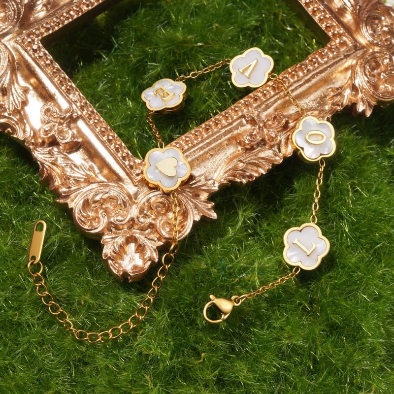 Pulsera Ajustable Flores AMOR