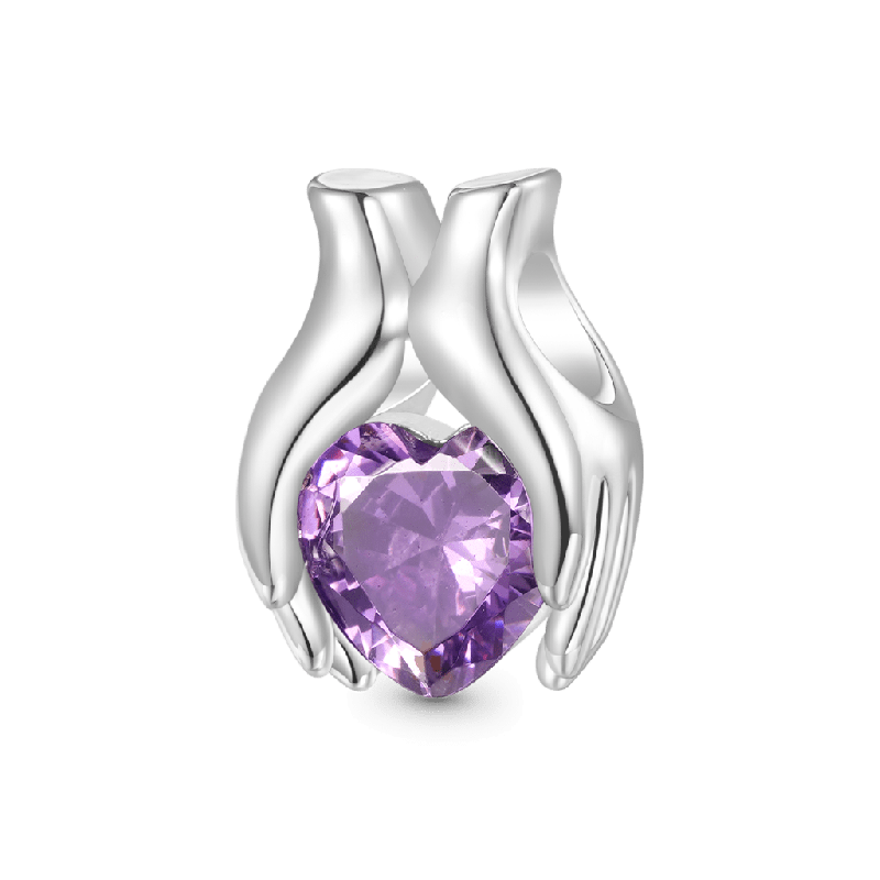 Charm Corazón con forma de Mano