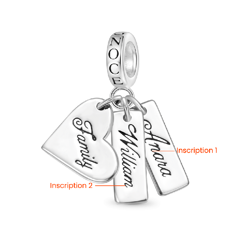 Colgante Triple Grabable Corazón