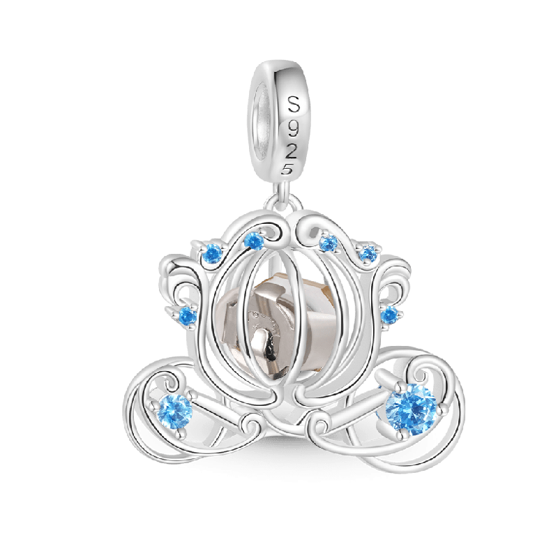 Colgante Carruaje Calabaza Inalámbrico LED Glow Glass