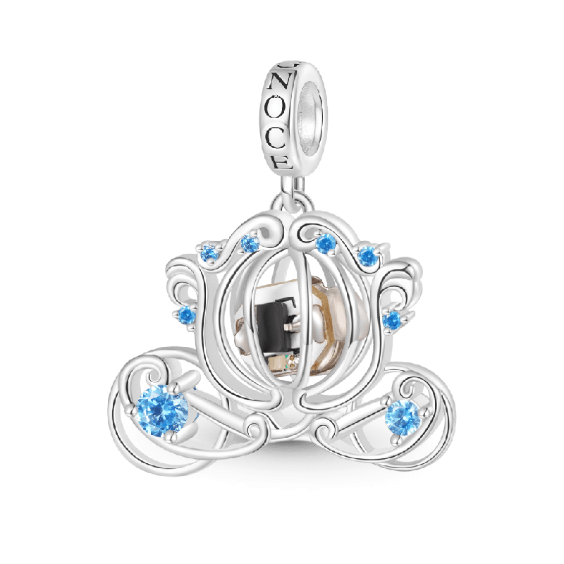 Colgante Carruaje Calabaza Inalámbrico LED Glow Glass