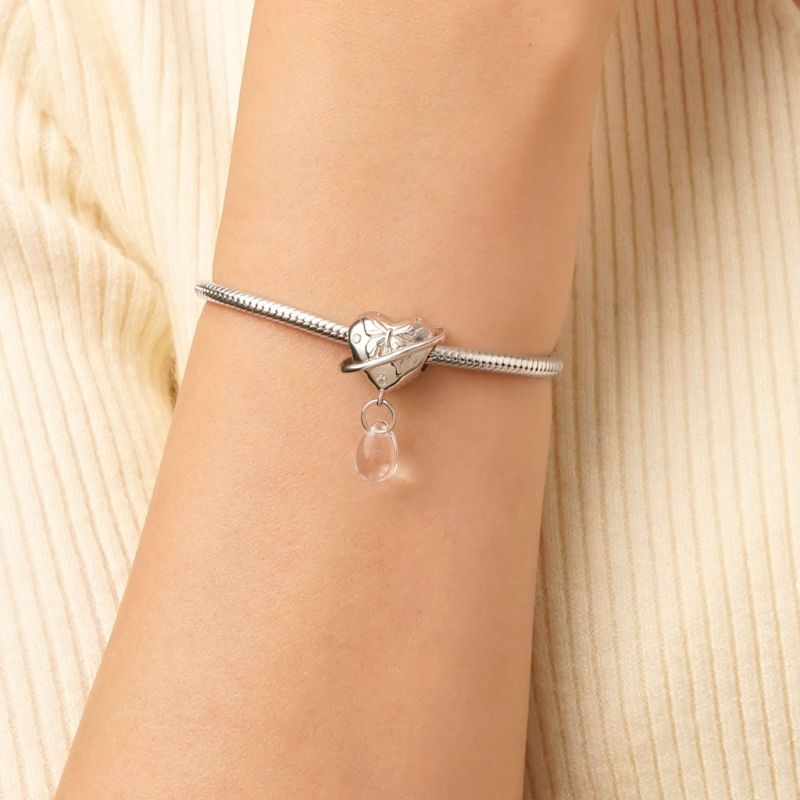 Charm Corazón Mariposa Planeta