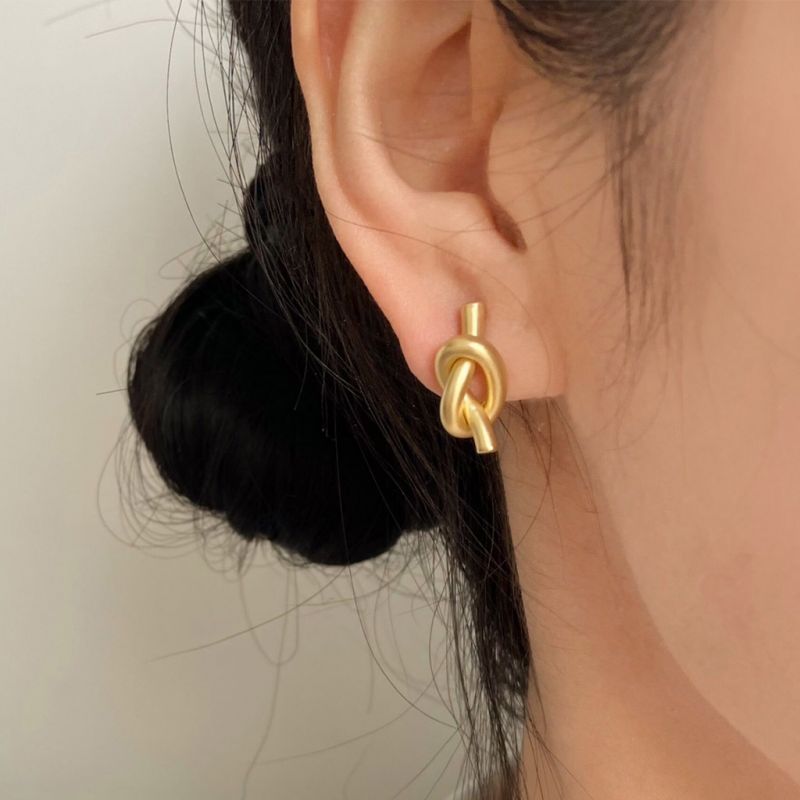 Clips de Oreja Nudo Cordón Torcido