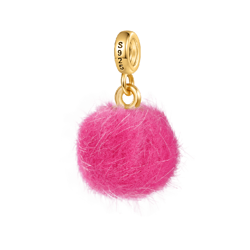 Colgante Bola de Peluche Pequeña