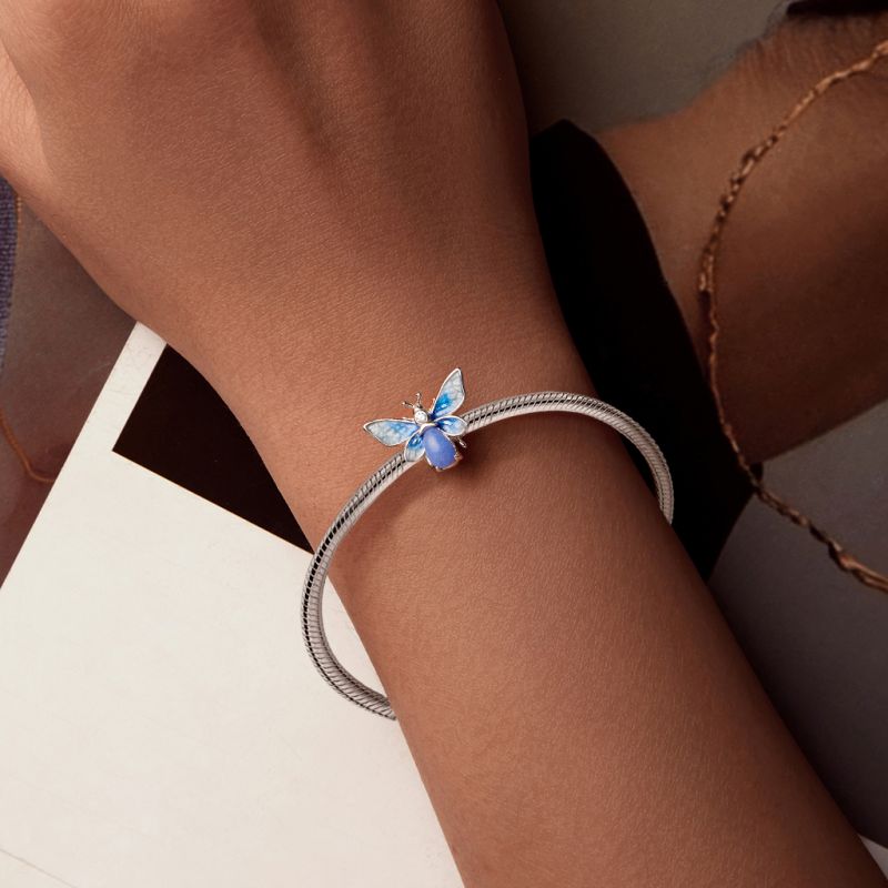Charm de Clip Abeja Azul