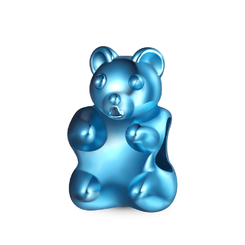 Charm Osito de Caramelo de Gominola Azul