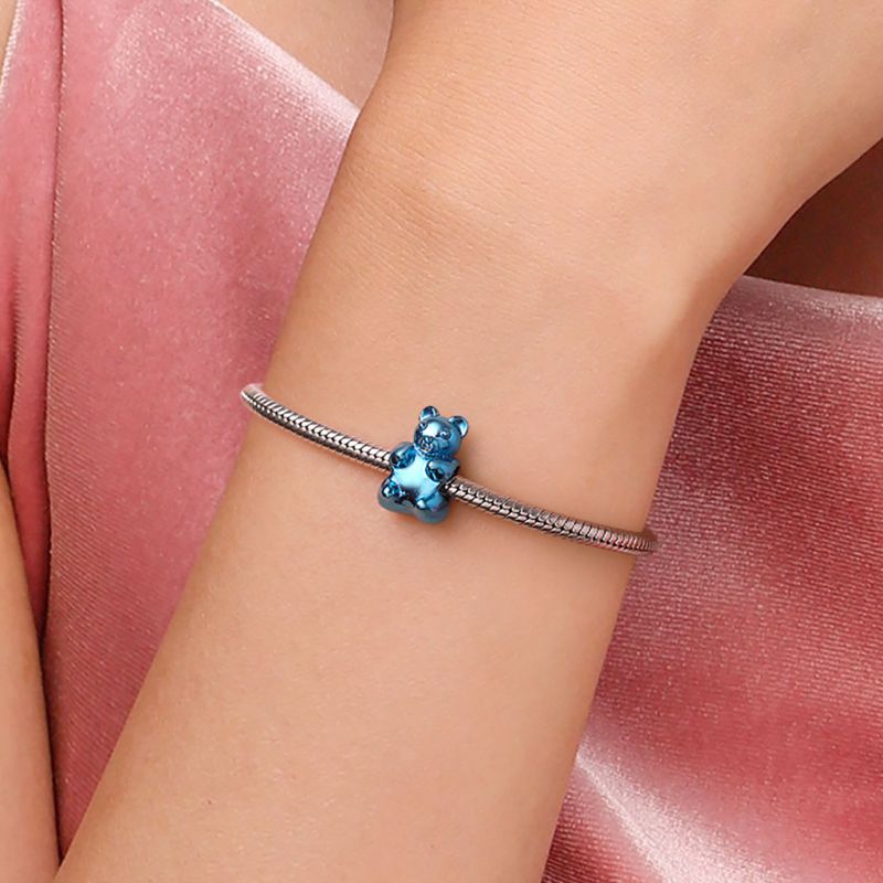 Charm Osito de Caramelo de Gominola Azul