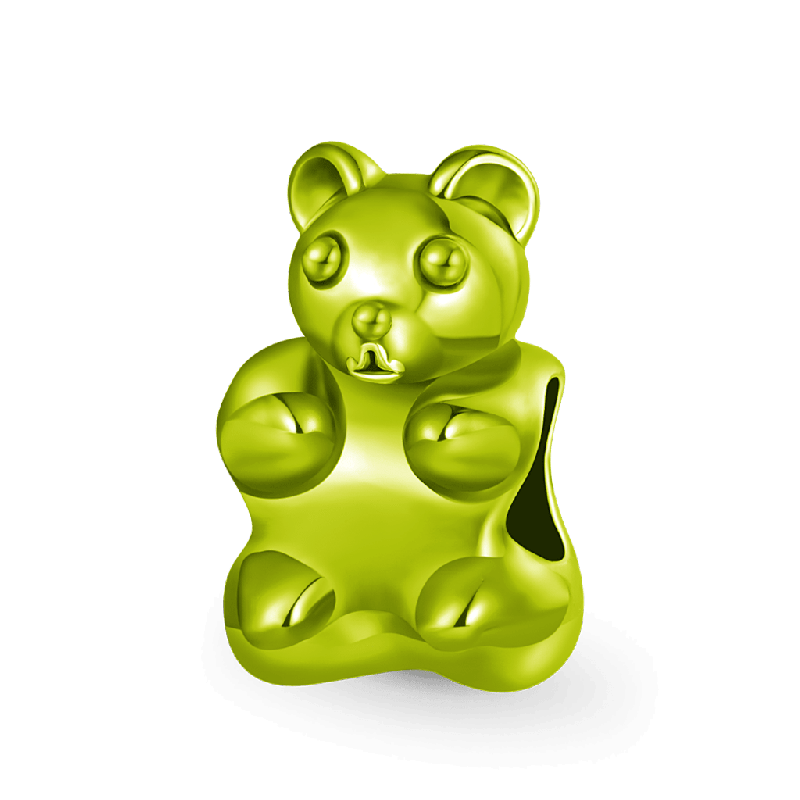 Charm Osito de Caramelo de Gominola Verde