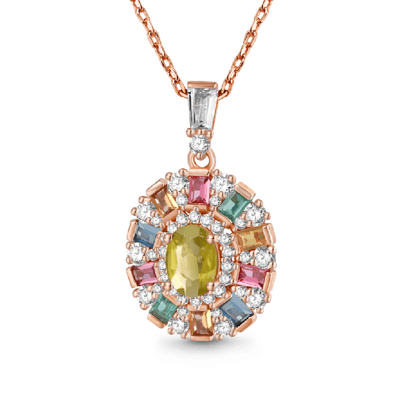 Collar Turmalina Multicolor