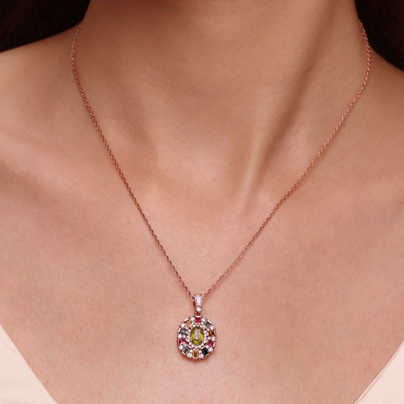 Collar Turmalina Multicolor
