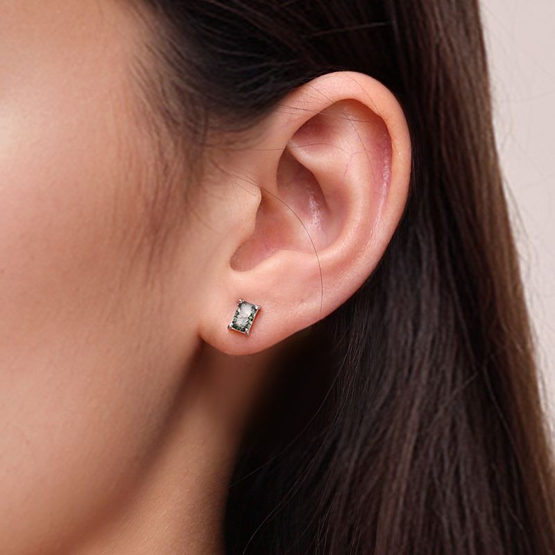 Pendientes Musgo Verde