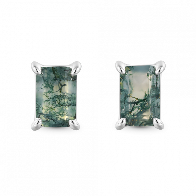Pendientes Musgo Verde
