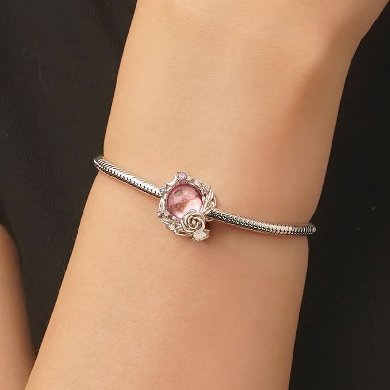 Charm Estrella Rosa Luna