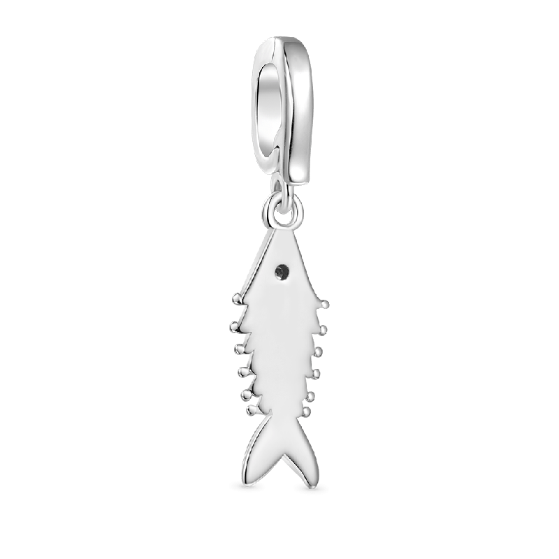 Colgante Hebilla Pez de Plata