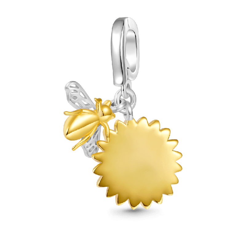 Colgante Hebilla Abeja Girasol