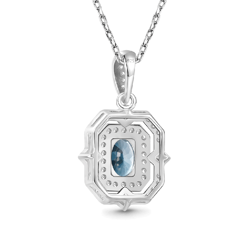 Collar Topacio Azul Londres