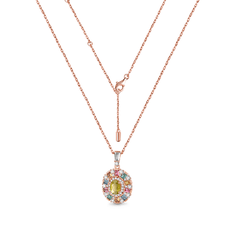 Collar Turmalina Multicolor
