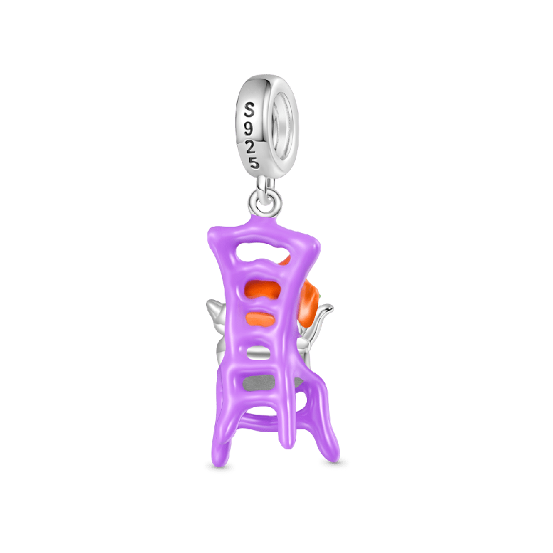 Colgante Gato Silla Halloween