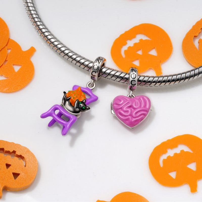 Colgante Gato Silla Halloween
