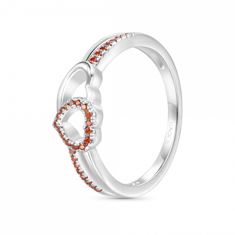Anillo Dos Corazones CZ