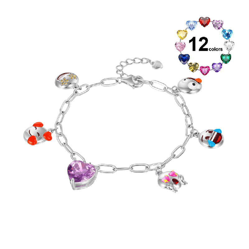 Pulsera emoji Sentimientos Cadena