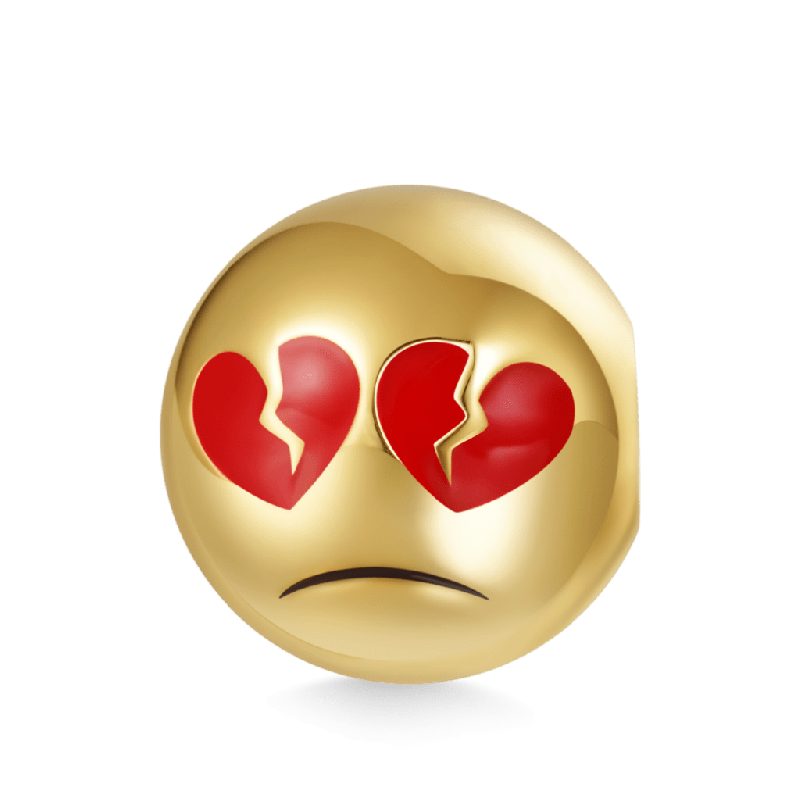 Charm Corazón Roto Ojos Tristes