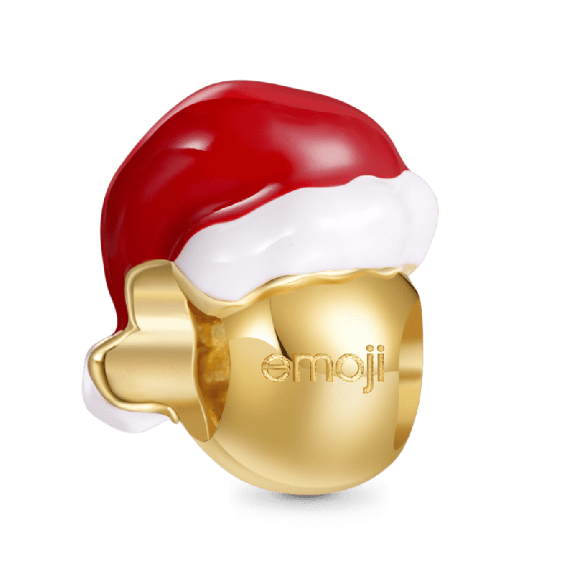 Charm Cara Sonriente Gorro de Papá Noel