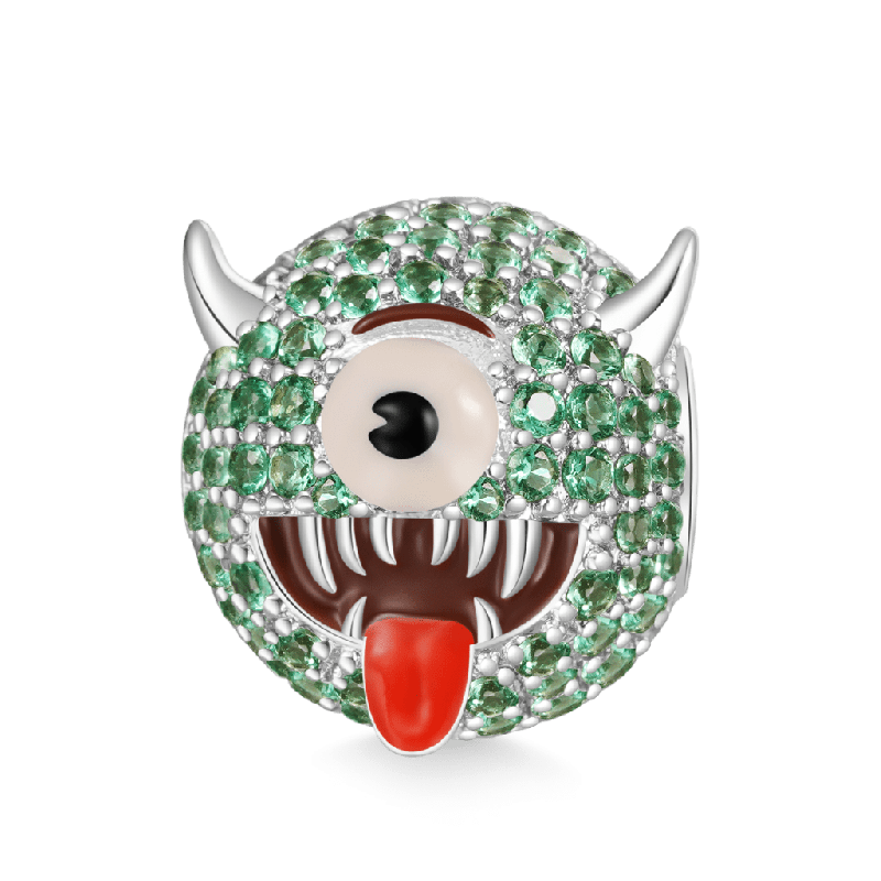 Charm emoji Monstruo Verde Tuerto