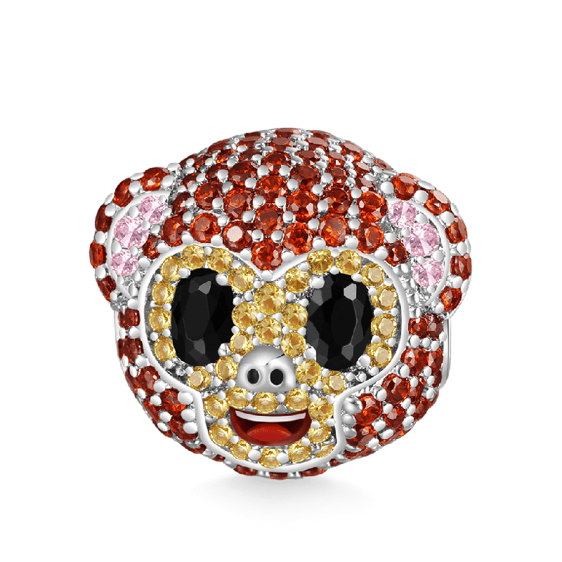 Charm emoji Cara de Mono